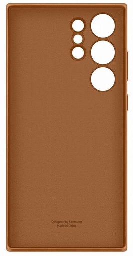 Samsung Galaxy S23 Ultra Leather puzdro (Hnedý)