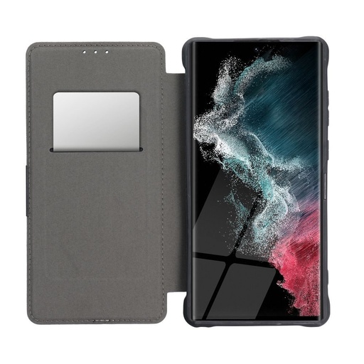 Samsung Galaxy A34 5G Razor magnetický odolný proti nárazu knižkové puzdro (Čierny)