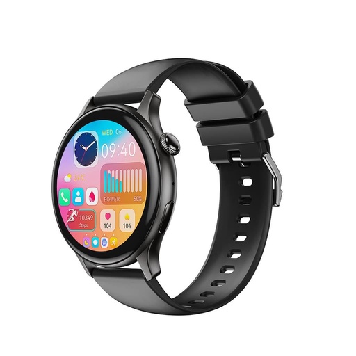 XO J6 AMOLED inteligentné hodinky (Čierny)