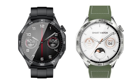 XO Watch 4 AMOLED inteligentné hodinky (Čierny) – športové hodinky, prijatie hovoru, farebný displej
