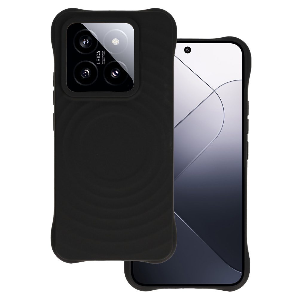 Apple iPhone 14 Pro Tel Protect Wave magsafe hátlap tok (Fekete)
