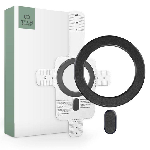 Tech-Protect magsafe univerzálny kov kotúč magnetický k držiaku čierny