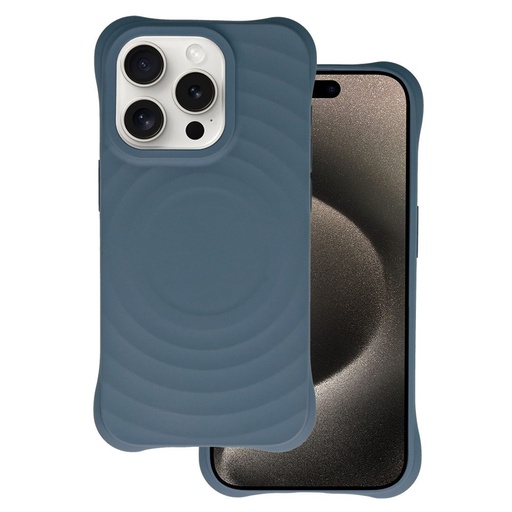 Apple iPhone 12 / iPhone 12 Pro Tel Protect Wave magsafe zadný kryt (Modrý)