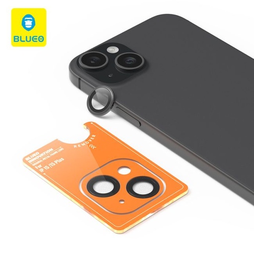 Apple iPhone 15 Pro Max BLUEO metal frame kamera ochranný čierny