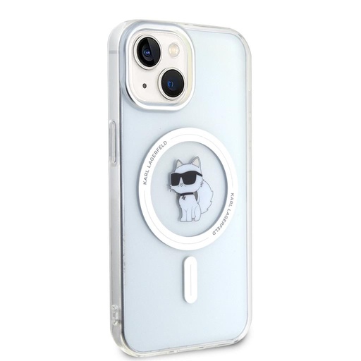 Apple iPhone 15 Karl Lagerfeld IML Choupette MagSafe puzdro (Priehľadný) – KLHMP15SHFCCNOT