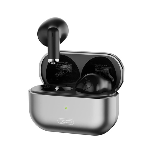 XO X29 zinok s puzdrom bezdrôtový Bluetooth headset (Sivý)