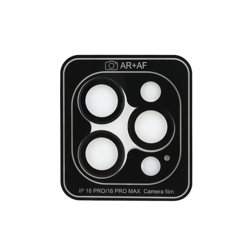 Apple iPhone 16 Pro / Pro Max Guess Kov ochrana šošovky (Čierny) - GUCL163SAGK