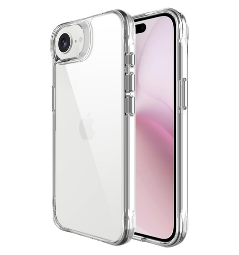 Apple iPhone 16e TOKO Pure zadný kryt (Priehľadný)