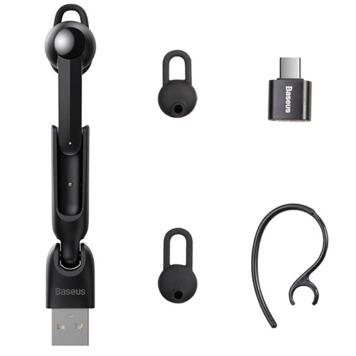 Baseus NGA05 bluetooth headset, BT 5.0, čierny