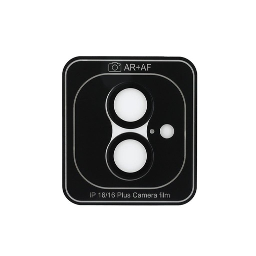 Apple iPhone 16 / 16 Plus Guess Kov ochrana šošovky (Čierny) - GUCL162SAGK