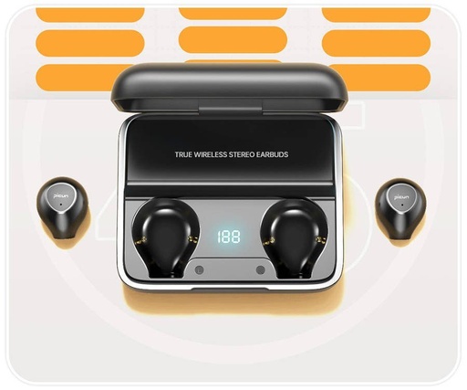 Picun W13 bezdrôtový headset, BT 5.0, LED indikátor stavu, čierny