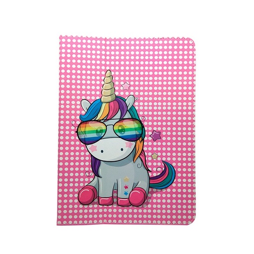 Univerzálny veľkosť 9.0"-10.0"-ig tablet puzdro (Rainbow Unicorn)