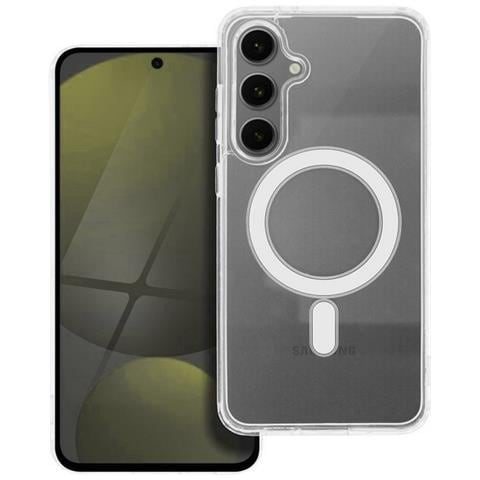 Samsung Galaxy A36 5G Priehľadný mag MID MagSafe zadný kryt (Priehľadný)