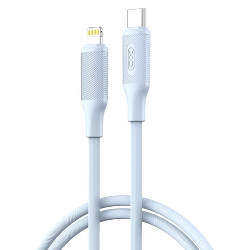 XO NB-Q265A USB-C–Lightning dátový kábel (Modrý) – Minimalist Series, 27W