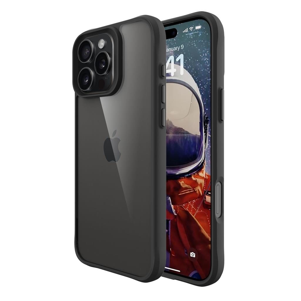 Apple iPhone 16 Pro Max TOKO Combat X Mode hátlap tok (Fekete)