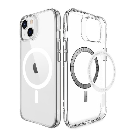 Apple iPhone 14 / iPhone 13 TOKO Pure MagSafe zadný kryt (Priehľadný)