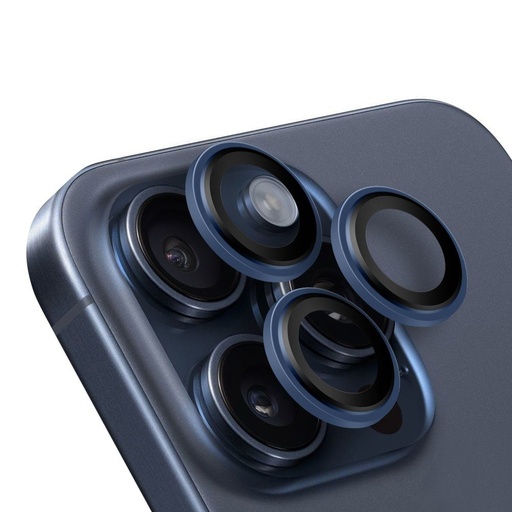 Apple iPhone 15 Pro & iPhone 15 Pro Max OBAL:ME ochrana kamery (Modrý)