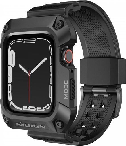 Apple Watch 4 44mm / Watch 5 44mm / Watch 6 44mm / Watch SE 44mm Hoco WS6 Shadow series puzdro (Čierny)