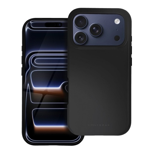 Apple iPhone 15 Pro Roar Rainbow bumper zadný kryt (Čierny)