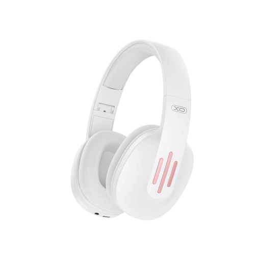XO BE39 skladací Bluetooth headset (Biely)