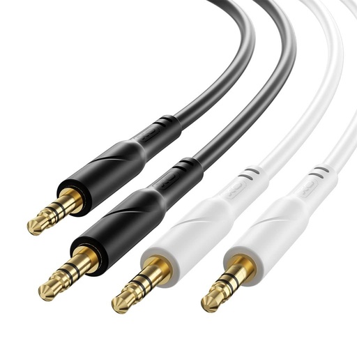 XO NB-R271 3,5 mm – 3,5 mm audio kábel (Čierny) - 1,0 m
