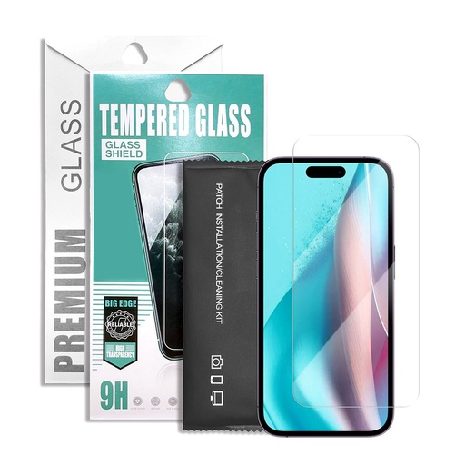 Apple iPhone 13 / 13 Pro / 14 / 16e 2,5D prémiový ochranné sklo (Priehľadný)