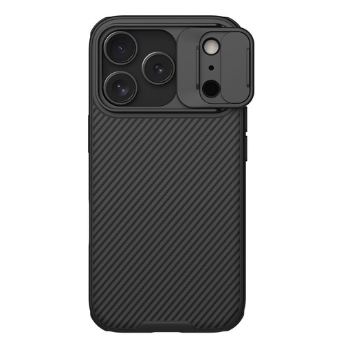Apple iPhone 17 Pro Nillkin CamShield Pro MagSafe zadný kryt (Čierny)