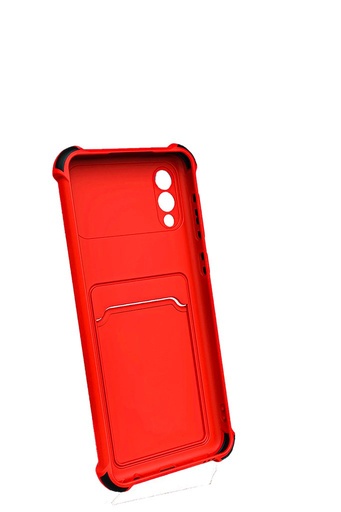 Apple iPhone 12 Pro colored buttons odolný proti nárazu zadný kryt (Červený)