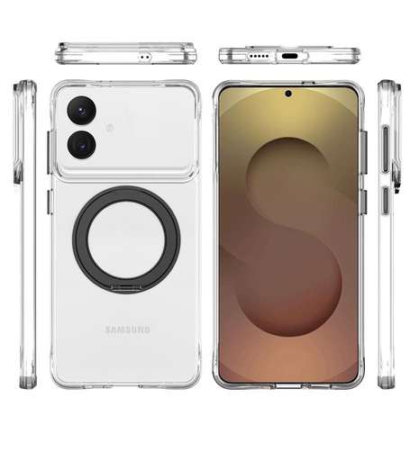 Samsung Galaxy S26 Plus TOKO Pure MagSafe 360 ring zadný kryt (Čierny)