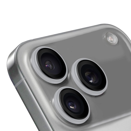 OBAL:ME kamera ochrana šošovky Apple iPhone 17 Pro / 17 Pro Max (Strieborný)