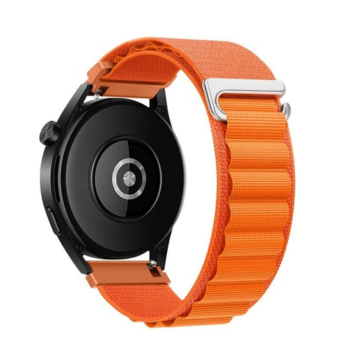 Forcell F-Design FS05 polyester vláknitý remienok Samsung Galaxy Watch 22 mm (Oranžový)