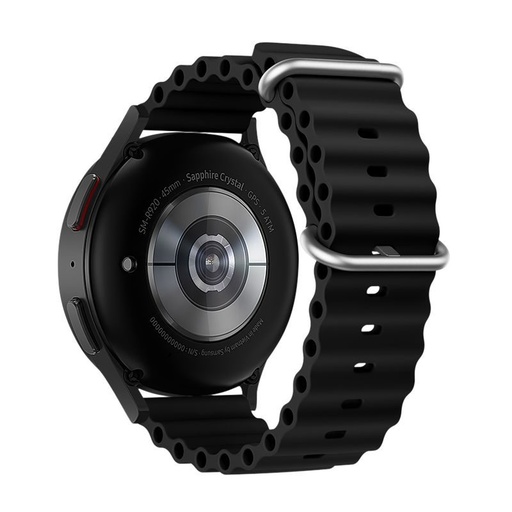 Forcell F-Design FS01 silikónový remienok Samsung Galaxy Watch 22 mm (Čierny)