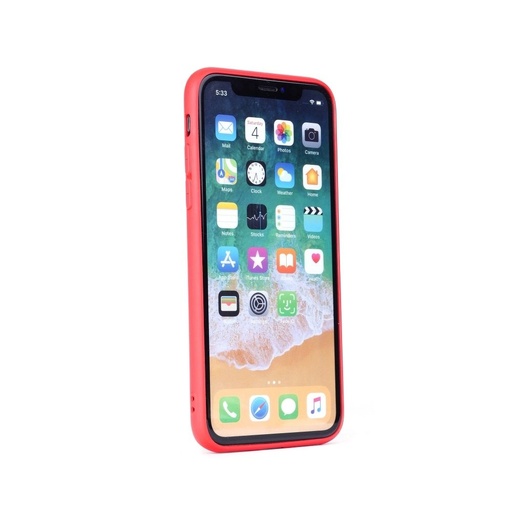 Apple iPhone 13 liquid silicone magnetický držiak do auta kompatibilný zadný kryt (Červený)