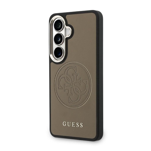 Guess PU Perforated 4G Logo Magnetic Samsung Galaxy S26 (Hnedý)