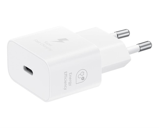 Samsung EP-T2510NWE sieťový rýchlonabíjačka USB-C (Biely) - 25W