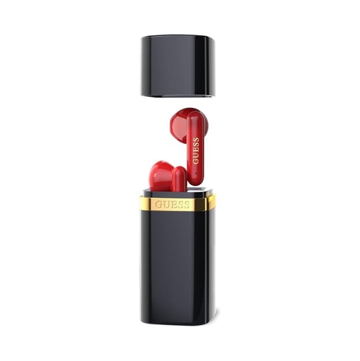 Guess Lipstick Shape TWS bezdrôtový slúchadlo (Čierny)