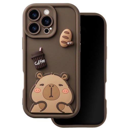Apple iPhone 15 Pro Trendy 3D silikónový zadný kryt