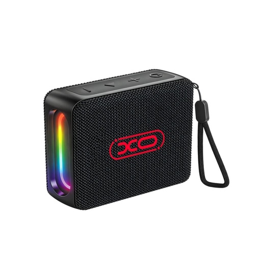 XO F85 Boombox RGB prenosný Bluetooth reproduktor USB/TF s čítačkou kariet (Čierny)
