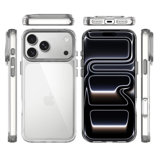 Apple iPhone 17 Pro TOKO Apex capsule magsafe zadný kryt (Strieborný)