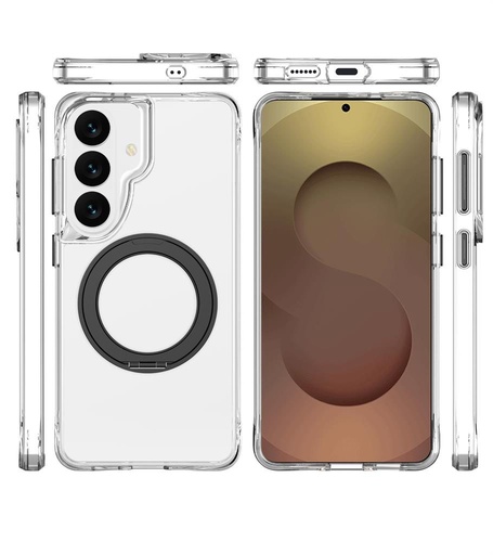 Samsung Galaxy S26 TOKO Pure MagSafe 360 ring zadný kryt (Čierny)
