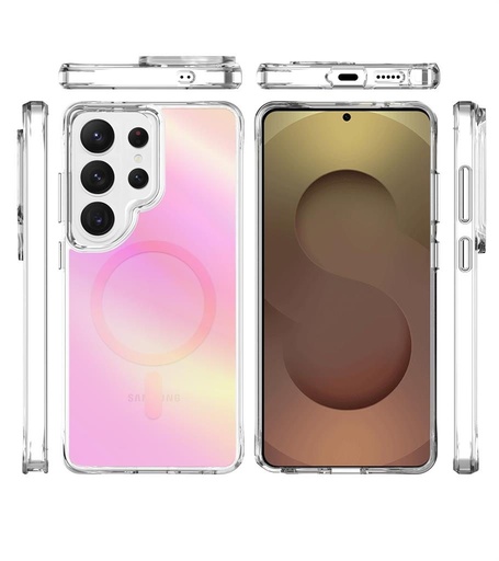 Samsung Galaxy S26 Ultra TOKO Pure rainbow MagSafe zadný kryt (Ružový)