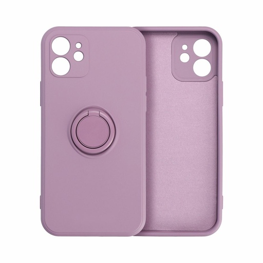 Apple iPhone 13 Pro Max finger grip magnetický zadný kryt (Fialový)
