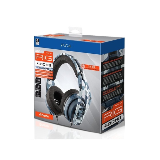 Plantronics NACON RIG 400HS PS4 Camo modrý (210681-05)
