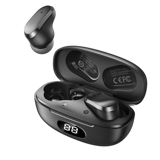 XO X19 Ark s displejom bezdrôtový Bluetooth headset (Čierny)