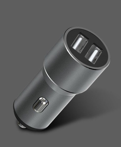 XO CC30 do auta nabíjačka (2xUSB port), sivý