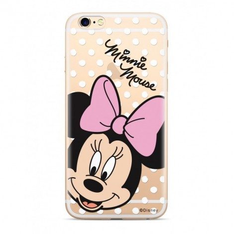 Samsung Galaxy S22 5G Disney silicone Minnie 008 zadný kryt (Priehľadný)