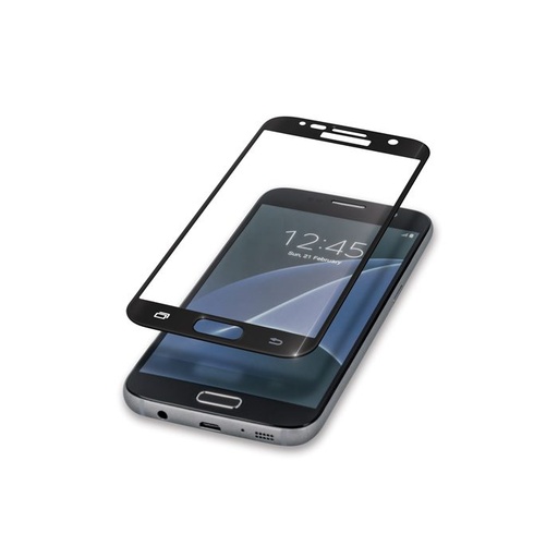 Samsung Galaxy J4+/J6+ 5D ochranné sklo celý na displej, priehľadný (čierny rám)