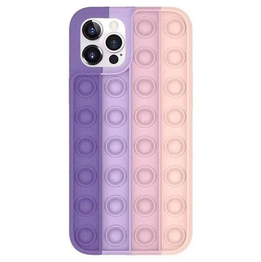 Samsung Galaxy A52 4G/A52 5G/A52s 5G push bubble zadný kryt (lila-pink)