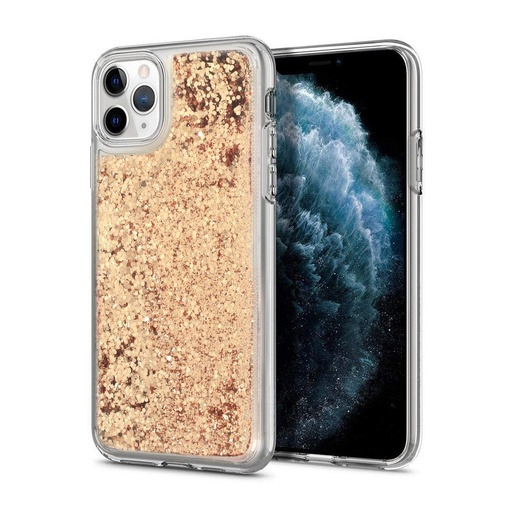 Samsung Galaxy A13 4G liquid glitter zadný kryt (Zlatý)
