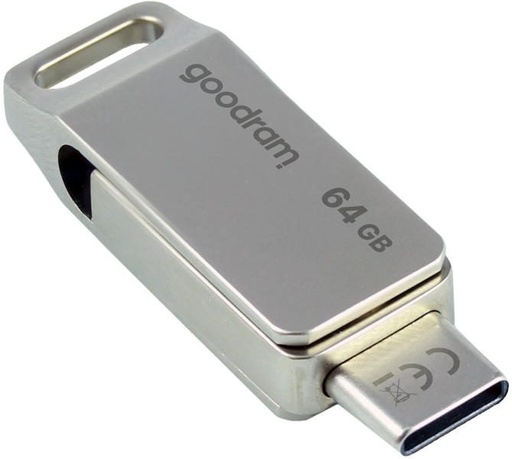ODA3 0640S0R11 64GB USB 3.2 USB-C pendrive, sivý